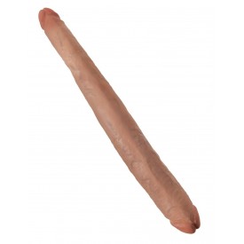 Двусторонний кофейный дилдо 16" Tapered Double Dildo - 40,6 см.