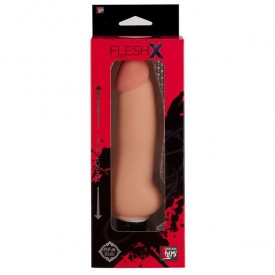 Реалистичный вибромассажёр REALSTUFF 7INCH VIBRATOR FLESH - 16,5 см.